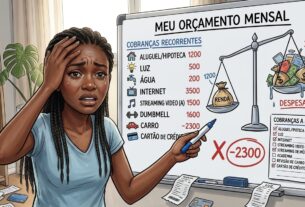 Gastos maiores que a renda